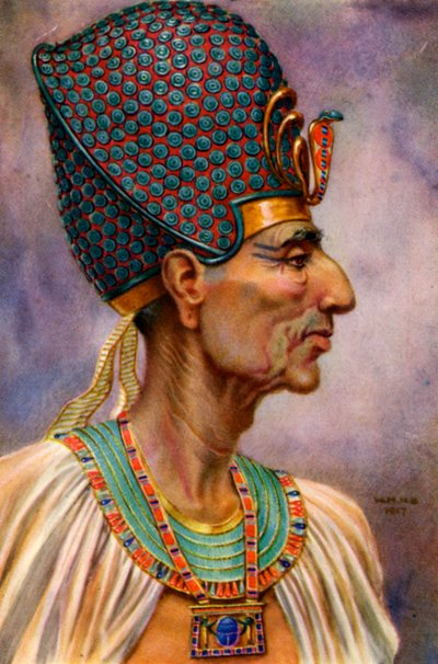 Ramsés II, faraón egipcio antiguo de la Dinastía XIX, siglo XIII a.C. 1926 de Winifred Mabel Brunton