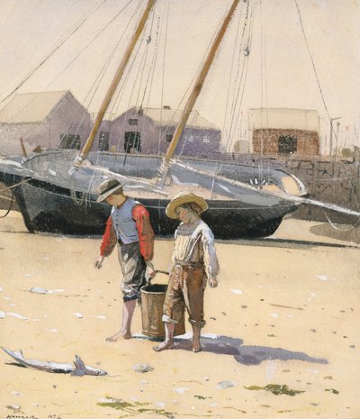 Una Cesta de Almejas de Winslow Homer