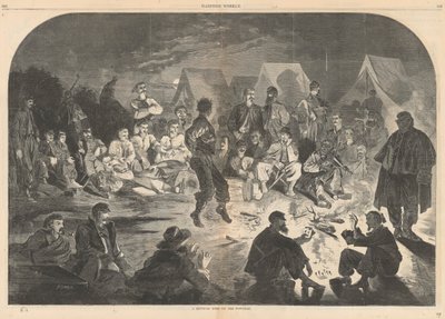 Un incendio vivac en el Potomac; de Harper de Winslow Homer
