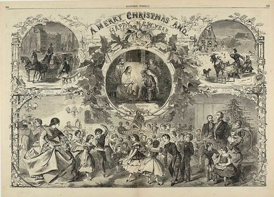 Feliz Navidad y próspero Año Nuevo de Winslow Homer