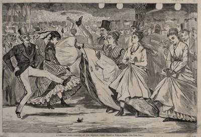 Un baile parisino: bailando en el Mabille, París de Winslow Homer