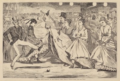Un baile parisino - Bailando en el Mabille, París de Winslow Homer
