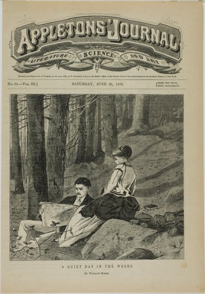 Un día tranquilo en el bosque de Winslow Homer