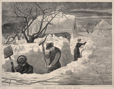 Una mañana de invierno, 1871 de Winslow Homer