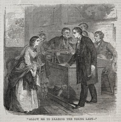 Permítame examinar a la joven, 1860 de Winslow Homer