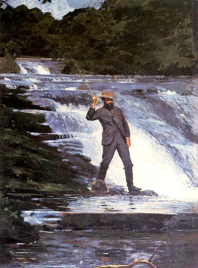 Un pescador, 1874 de Winslow Homer