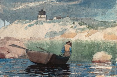 Niño en la barca, Gloucester de Winslow Homer