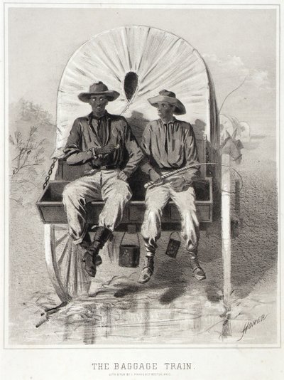 Bocetos de campaña: El tren de equipajes de Winslow Homer