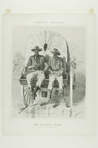 Bocetos de campaña: El tren de equipajes de Winslow Homer