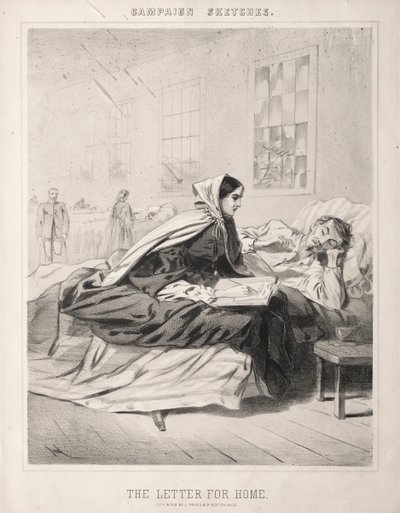 Bocetos de campaña: La carta para casa de Winslow Homer