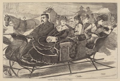 Campanas de Navidad, publicado 1869 de Winslow Homer
