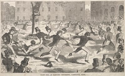 Día de la Clase, en la Universidad de Harvard, Cambridge, Massachusetts de Winslow Homer