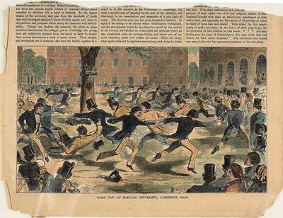 Día de la Clase, en la Universidad de Harvard, Cambridge, Massachusetts de Winslow Homer