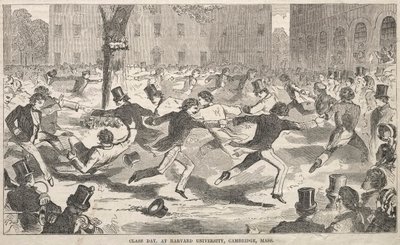 Día de Clase, en la Universidad de Harvard, Cambridge, Massachusetts de Winslow Homer