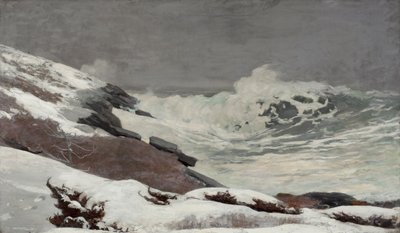 Costa en invierno, 1892 de Winslow Homer