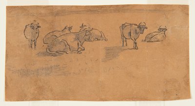 Vacas en un pasto de Winslow Homer