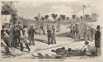 Jugadores de cricket en Boston Common, 1859 de Winslow Homer