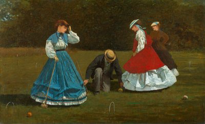 Escena de croquet de Winslow Homer