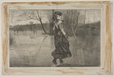 Cortando una figura, 1871 de Winslow Homer
