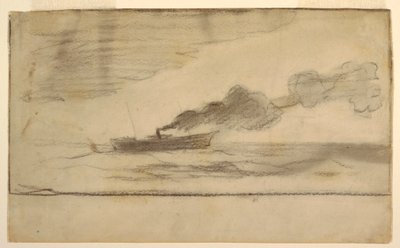 Dibujo, Pesquero de arrastre, ca. 1881 de Winslow Homer