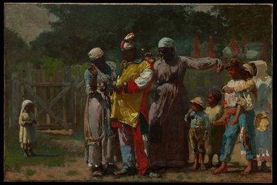Vestirse para el carnaval de Winslow Homer