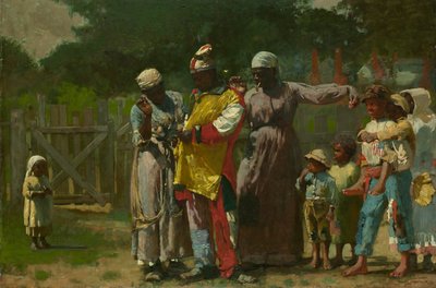 Vistiéndose para el Carnaval, 1877 de Winslow Homer