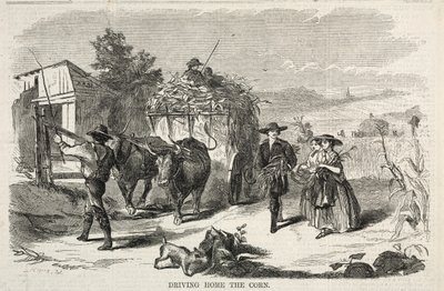 Llevando el maíz a casa, 1858 de Winslow Homer