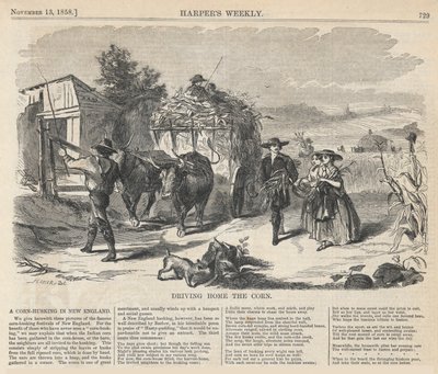 Conduciendo a casa el maíz, de Harper de Winslow Homer