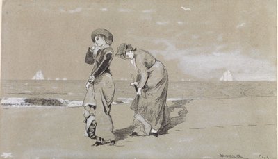 Tarde en la playa de Winslow Homer