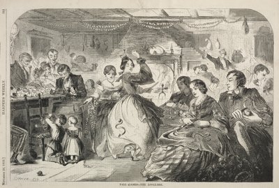 Juegos de otoño - La abeja de manzana, 1859 de Winslow Homer