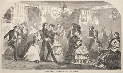 Fiesta Familiar Jugando a Zorro y Gansos, 1857 de Winslow Homer