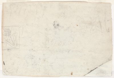 Figura a Caballo y Otros Estudios [verso] de Winslow Homer