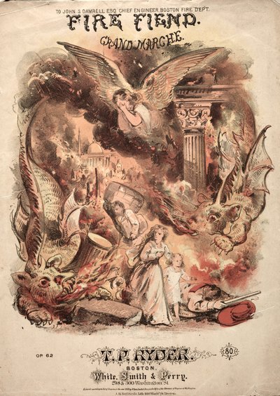 Fire Fiend - Portada de partitura de Winslow Homer
