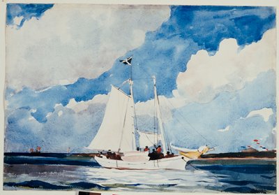Goleta de pesca, Nassau, c.1898-99 de Winslow Homer