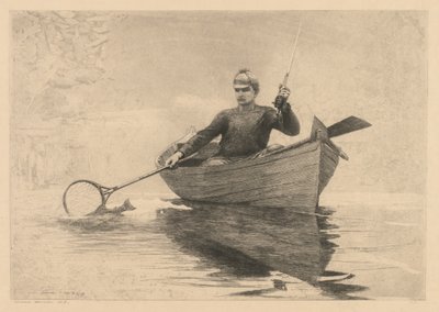 Pesca con mosca de Winslow Homer