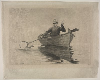 Pesca con mosca de Winslow Homer