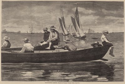 Puerto de Gloucester, publicado 1873 de Winslow Homer