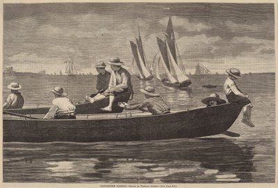 Puerto de Gloucester, publicado 1873 de Winslow Homer