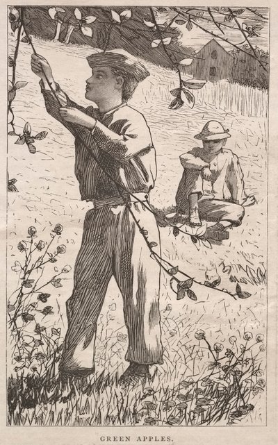 Manzanas verdes de Winslow Homer