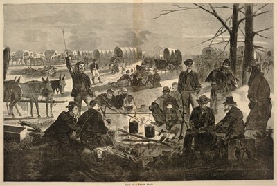 Halt of a Wagon Train, de Harper