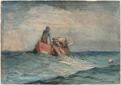Recogiendo las Redes de Winslow Homer