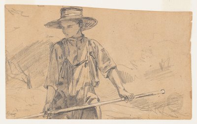 Haciendo heno de Winslow Homer