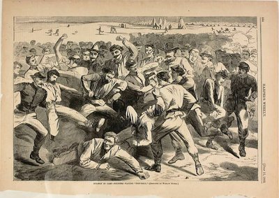 Vacaciones en el campamento-Soldados jugando al "Foot-Ball" de Winslow Homer