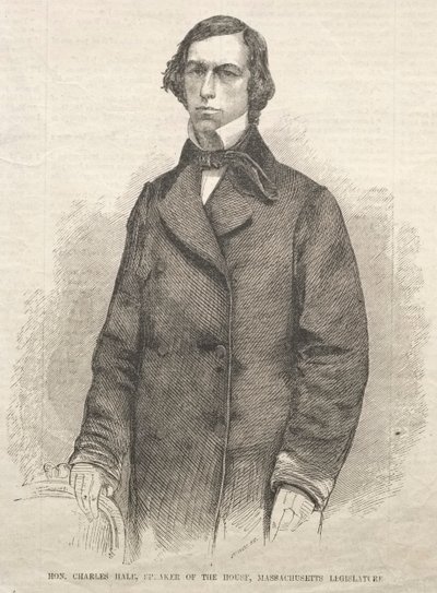 Hon. Charles Hale, Presidente de la Cámara, Legislatura de Massachusetts, 1859 de Winslow Homer