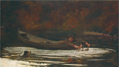 Perro y Cazador de Winslow Homer