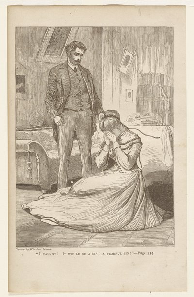 ¡No puedo! ¡Sería un pecado! ¡Un pecado terrible! de Winslow Homer