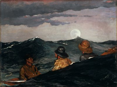Besando la luna de Winslow Homer