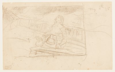 Hombre en cubierta con campana del barco de Winslow Homer