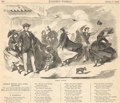 Vientos de marzo, de Harper de Winslow Homer
