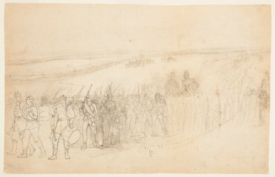 Columna de Infantería Marchando de Winslow Homer